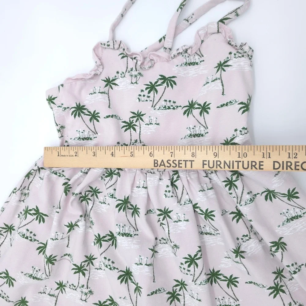 Janie and Jack Imagine Paradise Palm Tree Dress Size 7